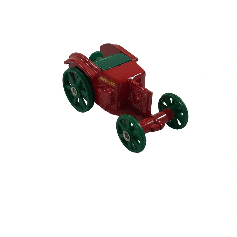 Vintage Mini Die-cast Steel Wheel Massy Harris Car.